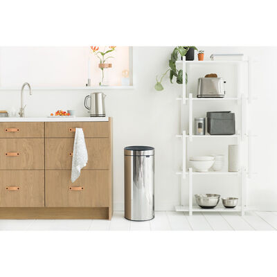 BRILLIANT STEEL NEW DOKUNMATİK ÇÖP KUTUSU 30L