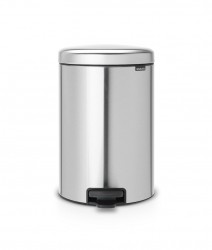 BRABANTIA - NEWICON FPP MATT STEEL PEDALLI ÇÖP KUTUSU 20L