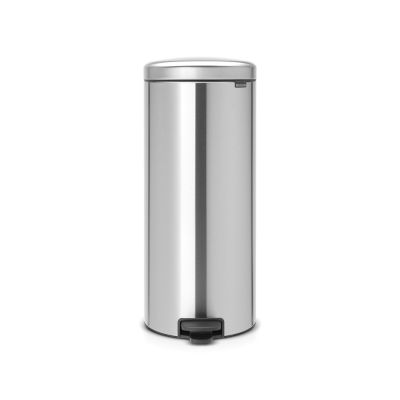 NEWICON FPP MATT STEEL PEDALLI ÇÖP KUTUSU 30L