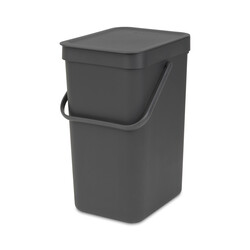 BRABANTIA - SORT&GO KOYU GRİ ÇÖP KOVASI 12L