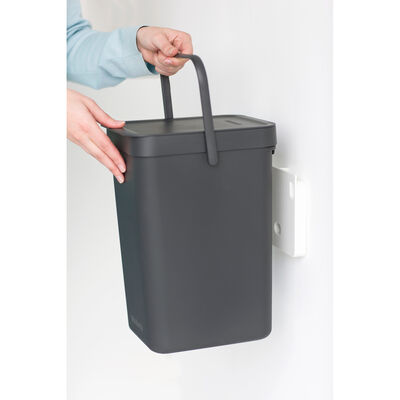 SORT&GO KOYU GRİ ÇÖP KOVASI 12L