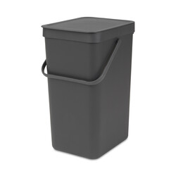 BRABANTIA - SORT&GO KOYU GRİ ÇÖP KOVASI 16L