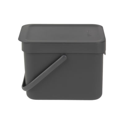 SORT&GO KOYU GRİ ÇÖP KOVASI 6L
