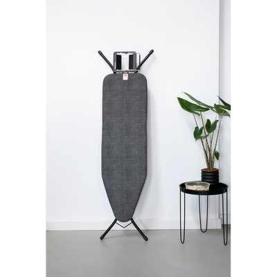 124X38CM (B) DENIM BLACK DESENLİ ÜTÜ MASASI - SIR