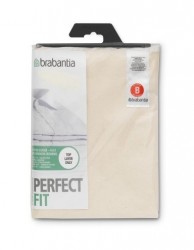 BRABANTIA - 124X38CM (B) ÜTÜ MASASI KILIFI- 2MM SÜNGERLİ EKRU (1)