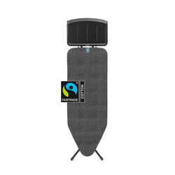 124X45CM (C) BUHAR KAZANI STANDLI DENIM BLACK DESENLİ ÜTÜ MASASI - SSUH - Thumbnail