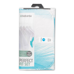 BRABANTIA - 124X45CM (C) ÜTÜ MASASI KILIFI-ASORTİ DESEN-8MM SÜNGER VE KEÇELİ (1)