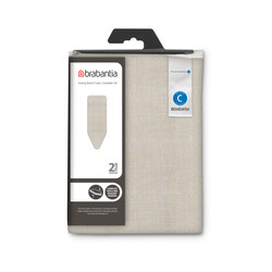 BRABANTIA - 124X45CM (C) ÜTÜ MASASI KILIFI - DENIM GREY - 8MM SÜNGERLİ (1)