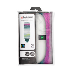 BRABANTIA - 135X45CM (D) ÜTÜ MASASI KILIFI-8MM SÜNGER VE KEÇE - MORNING BREEZE DESENLİ (1)