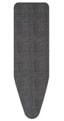 BRABANTIA - 135X45CM (D) ÜTÜ MASASI KILIFI-DENIM BLACK-2MM SÜNGERLİ
