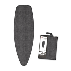 BRABANTIA - 135X45CM (D) ÜTÜ MASASI KILIFI-DENIM BLACK-8MM SÜNGERLİ