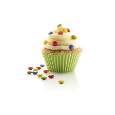 LEKUE 6 PARÇA RENKLİ SİLİKON MUFFIN KALIBI SETİ 10CM