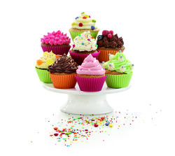 LEKUE 6 PARÇA RENKLİ SİLİKON MUFFIN KALIBI SETİ 7CM - Thumbnail