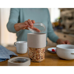 LEKUE BEJ 3 PARÇA FLIP SAKLAMA KABI SETİ - Thumbnail