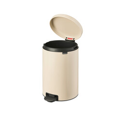  NEWICON SOFT BEIGE PEDALLI ÇÖP KUTUSU 20L - Thumbnail