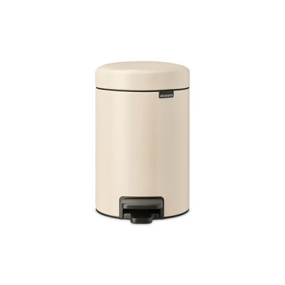  NEWICON SOFT BEIGE PEDALLI ÇÖP KUTUSU 3L