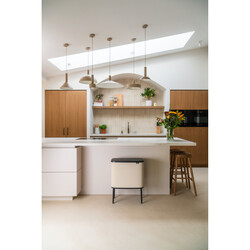 BO SOFT BEIGE DOKUNMATİK ÇÖP KUTUSU 36L - Thumbnail