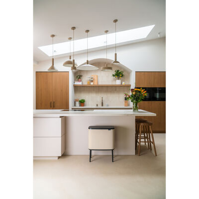 BO SOFT BEIGE DOKUNMATİK ÇÖP KUTUSU 36L