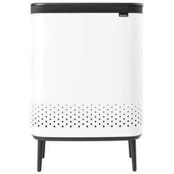 BRABANTIA - BO BEYAZ PLASTİK KAPAKLI ÇAMAŞIR SEPETİ 2X45L