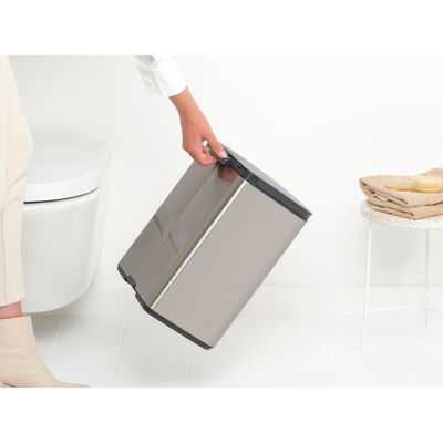 BO FPP MATT STEEL ÇÖP KUTUSU 12L