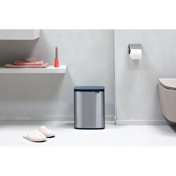 BRABANTIA - BO FPP MATT STEEL ÇÖP KUTUSU 7L (1)