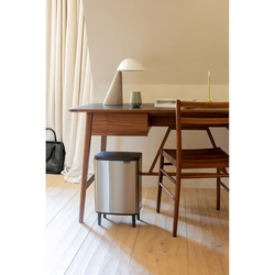 BRABANTIA - BO HI FPP MATT STEEL AYAKLI ÇÖP KUTUSU 12L (1)