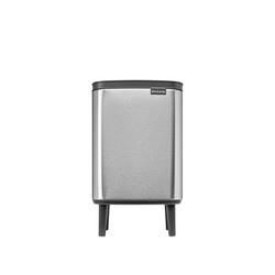BRABANTIA - BO HI FPP MATT STEEL AYAKLI ÇÖP KUTUSU 7L