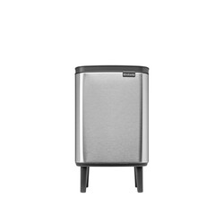 BRABANTIA - BO HI FPP MATT STEEL AYAKLI ÇÖP KUTUSU 7L