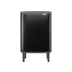 BRABANTIA - BO HI MAT SİYAH AYAKLI ÇÖP KUTUSU 12L