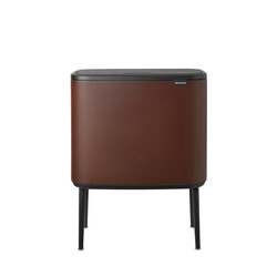 BRABANTIA - BO KAHVERENGİ DOKUNMATİK ÇÖP KUTUSU 11+23L