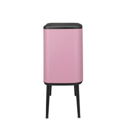 BO LILAC PINK DOKUNMATİK ÇÖP KUTUSU 11+23L - Thumbnail