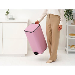 BO LILAC PINK PEDALLI ÇÖP KUTUSU 30L - Thumbnail
