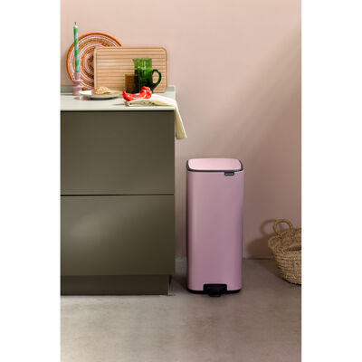 BO LILAC PINK PEDALLI ÇÖP KUTUSU 30L