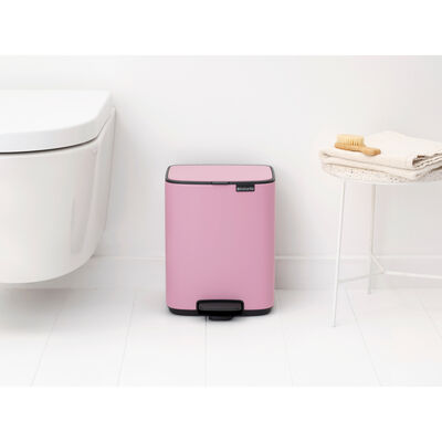 BO LILAC PINK PEDALLI ÇÖP KUTUSU 7L