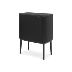 BRABANTIA - BO MATT BLACK DOKUNMATİK ÇÖP KUTUSU 3X11L