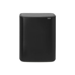 BRABANTIA - BO MATT BLACK DOKUNMATİK ÇÖP KUTUSU 60L