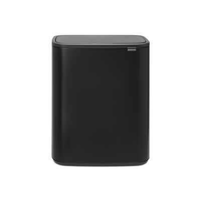 BO MATT BLACK DOKUNMATİK ÇÖP KUTUSU 60L
