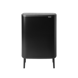 BRABANTIA - BO MATT BLACK HI DOKUNMATİK ÇÖP KUTUSU 60L