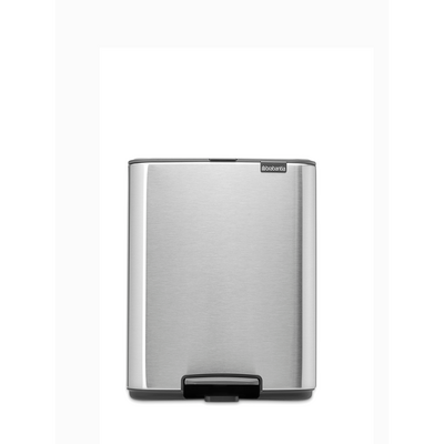 BO MATT STEEL FPP PEDALLI ÇÖP KUTUSU 12L