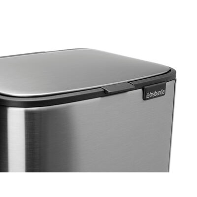 BO MATT STEEL FPP PEDALLI ÇÖP KUTUSU 4L