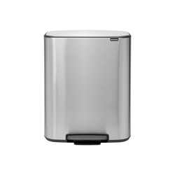 BRABANTIA - BO MATT STEEL FPP PEDALLI ÇÖP KUTUSU 60L