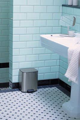 BO MATT STEEL FPP PEDALLI ÇÖP KUTUSU 7L