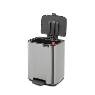 BO MATT STEEL FPP PEDALLI ÇÖP KUTUSU 7L