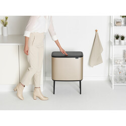 BO METALLIC GOLD DOKUNMATİK ÇÖP KUTUSU 36L - Thumbnail