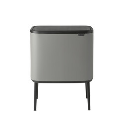 BRABANTIA - BO MINERAL CONCRETE GREY DOKUNMATİK ÇÖP KUTUSU 11+23L