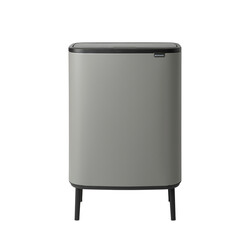 BRABANTIA - BO MINERAL CONCRETE GREY DOKUNMATİK ÇÖP KUTUSU 60L(PLASTİK İÇ KOVALI)