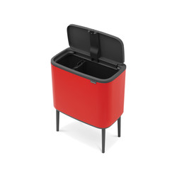 BRABANTIA - BO PASSION RED DOKUNMATİK ÇÖP KUTUSU 11+23L