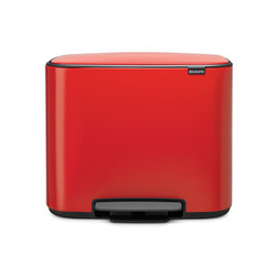 BRABANTIA - BO PASSION RED PEDALLI ÇÖP KUTUSU 11+23L