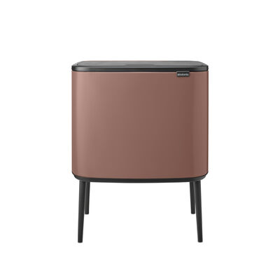 BO SATIN TAUPE DOKUNMATİK ÇÖP KUTUSU 11+23L