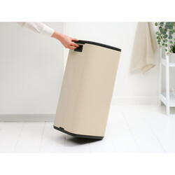 BO SOFT BEIGE DOKUNMATİK ÇÖP KUTUSU 30L - Thumbnail